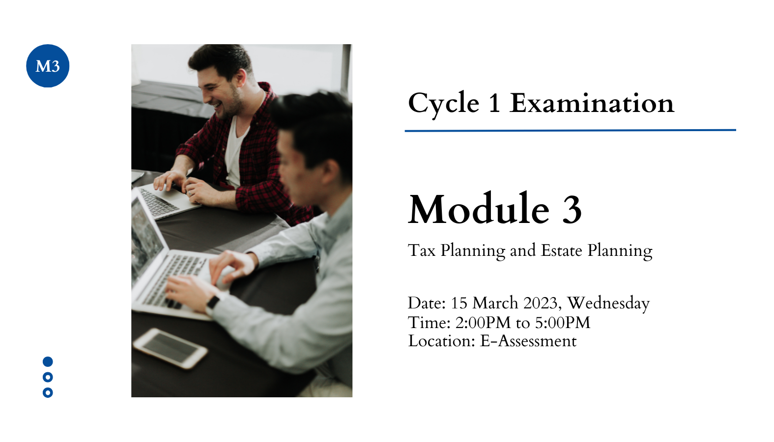 Cycle 1 Examination – Module 3