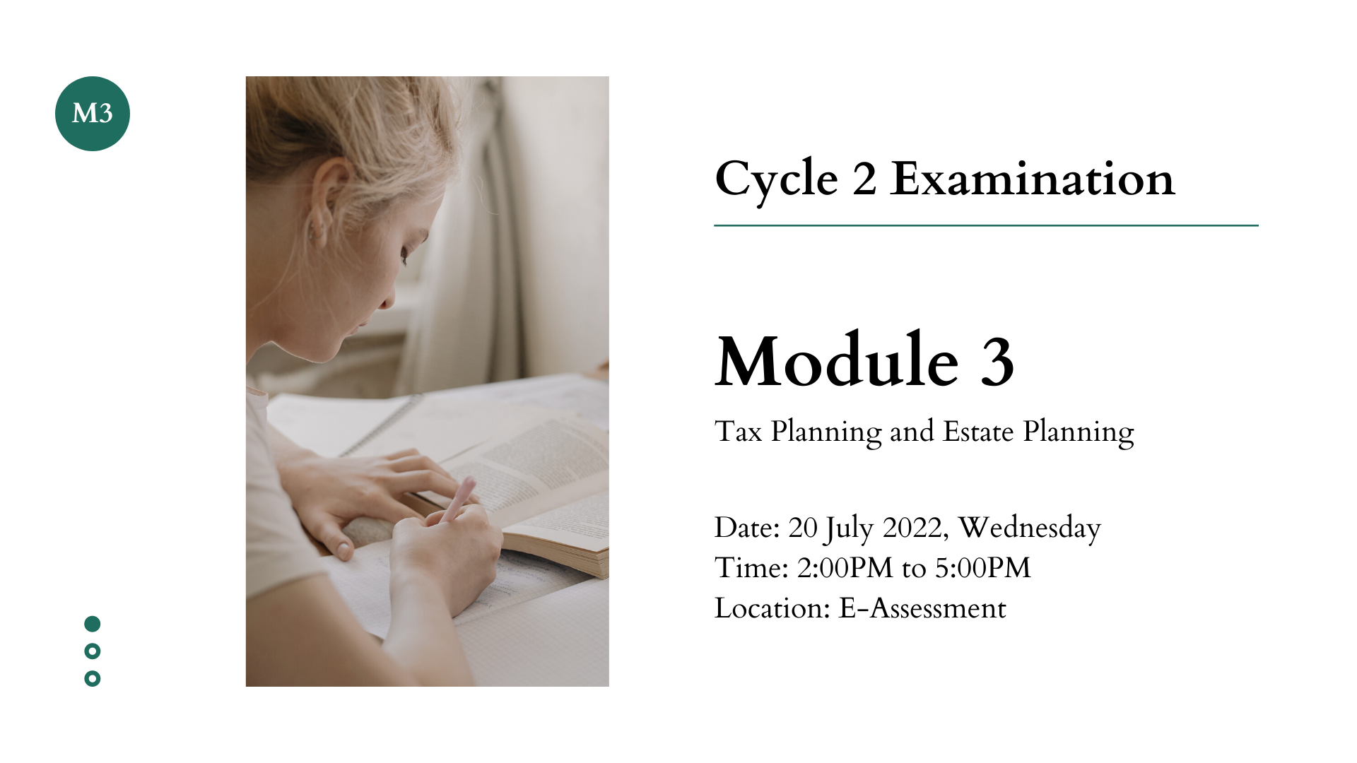Cycle 2 Examination – Module 3
