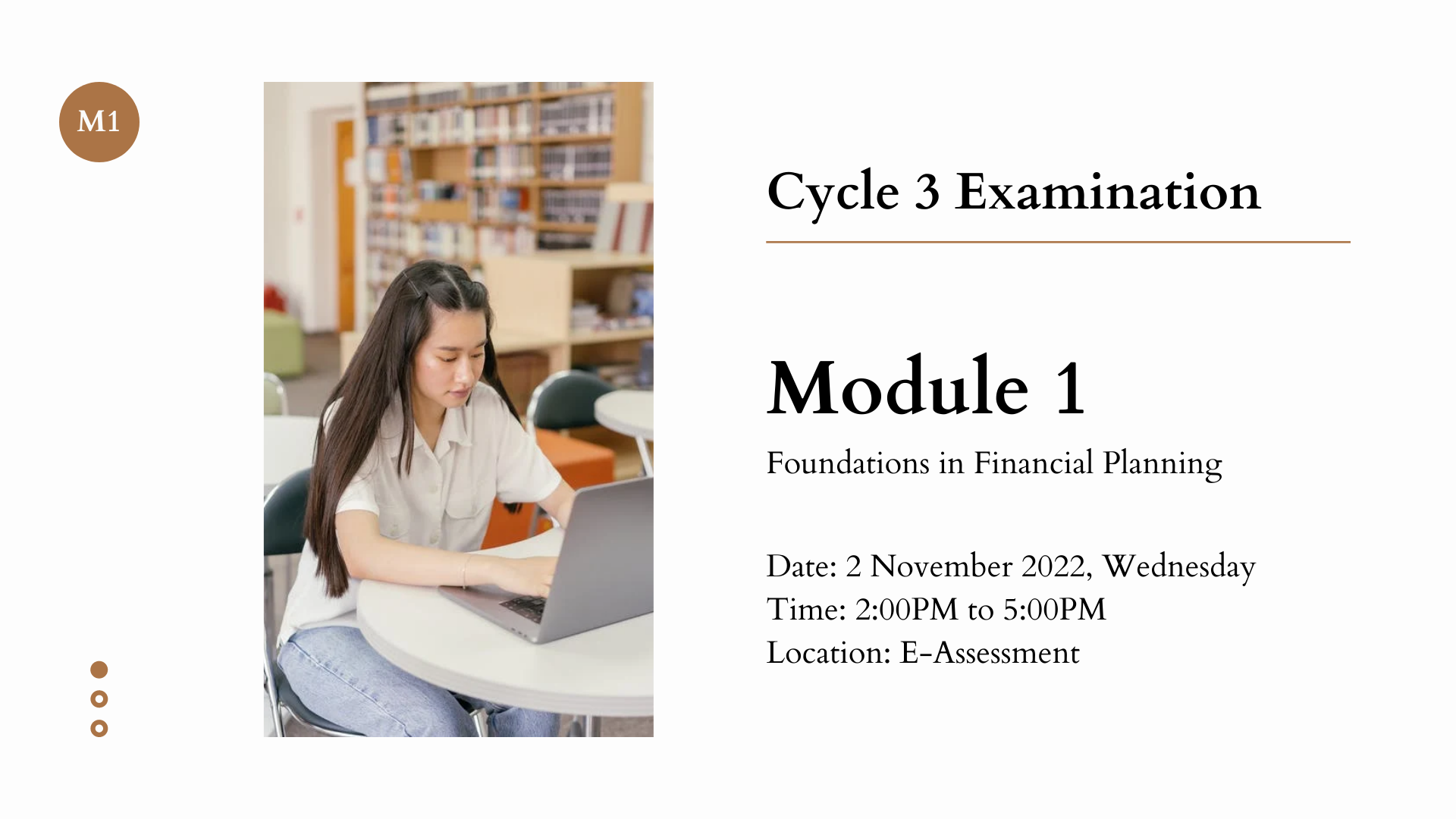 Cycle 3 Examination – Module 1