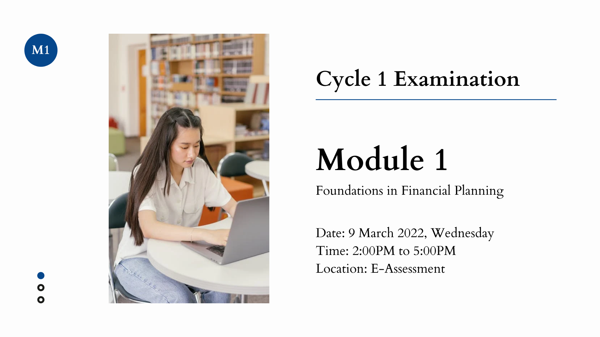 Cycle 1 Examination – Module 1
